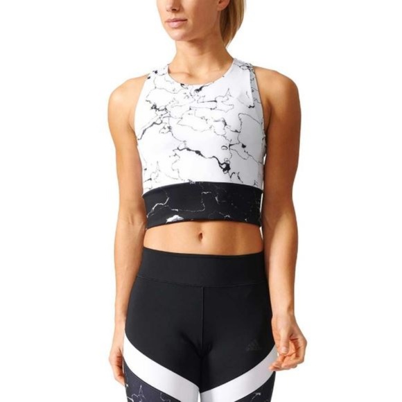 adidas crop singlet
